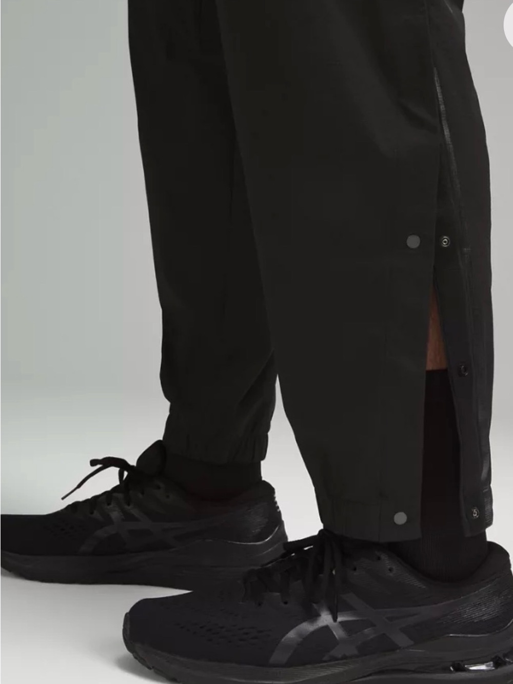 lululemon athletica Men’s Black Snap-Waist Joggers - Picture 2 of 16